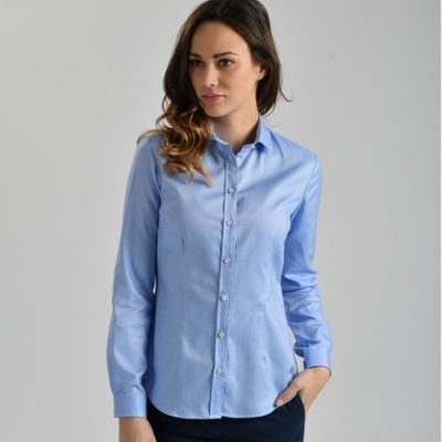 Camicia donna colore azzurro